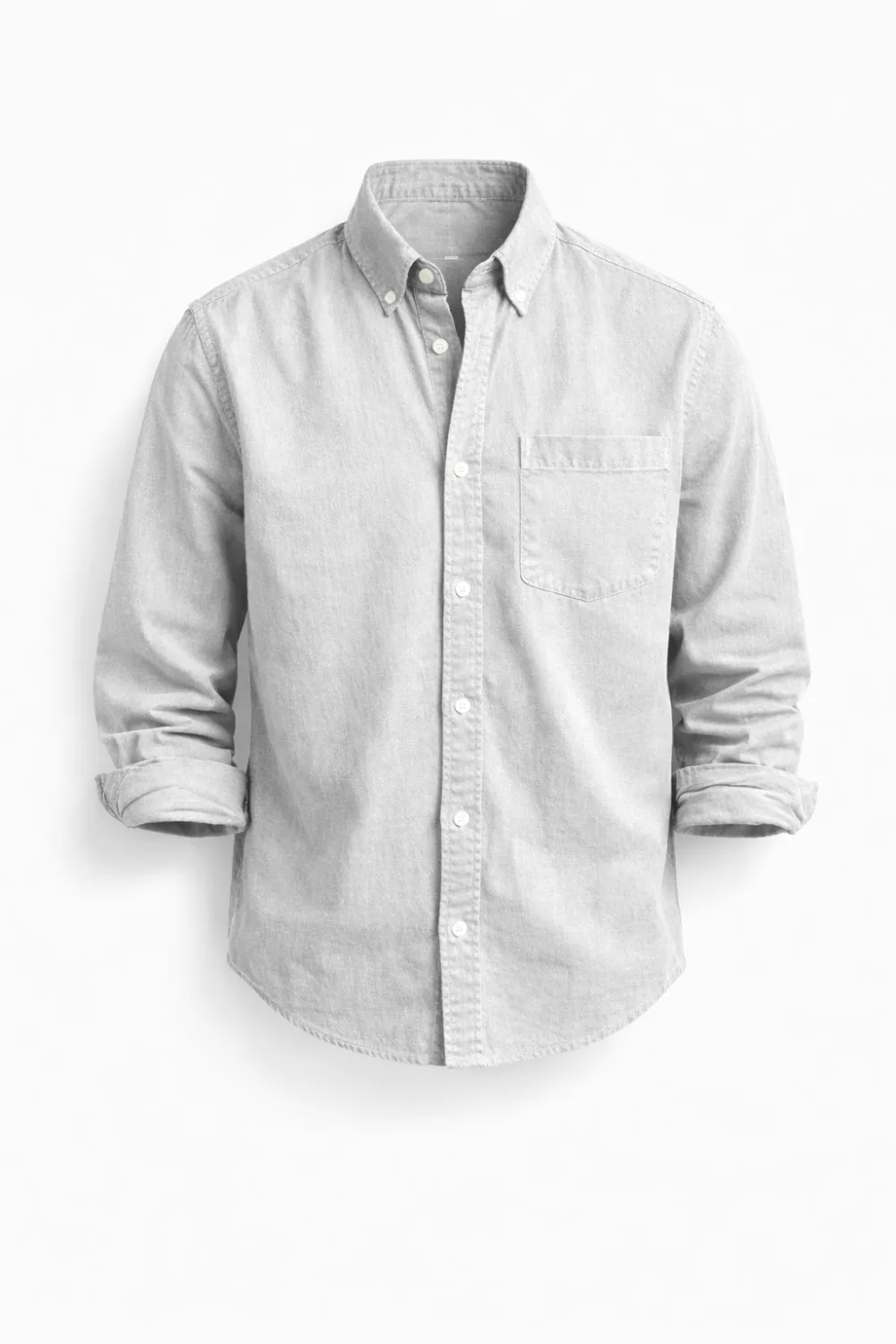 Refined Chest Pocket Classic Long Sleeve Shirt