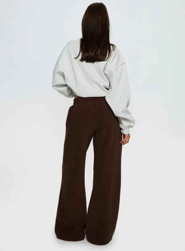 Siberia Fleece Wide Leg Pants