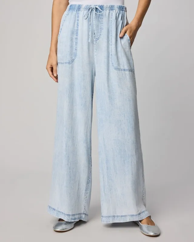 Bleached Indigo Angie Pants