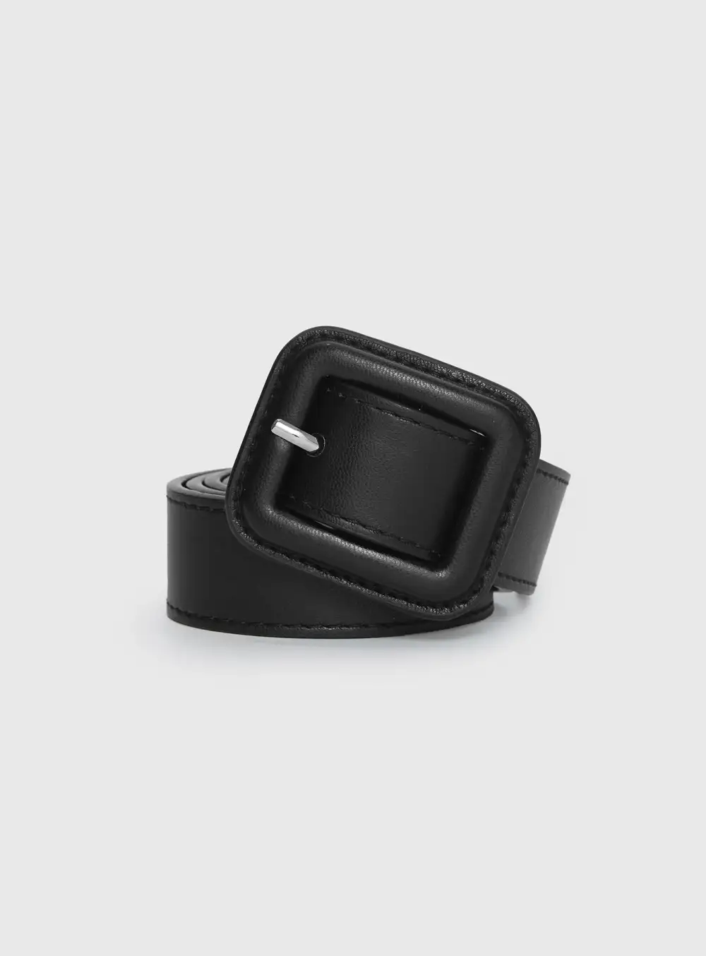 Daily Wear Buckle Faux Leather Belt