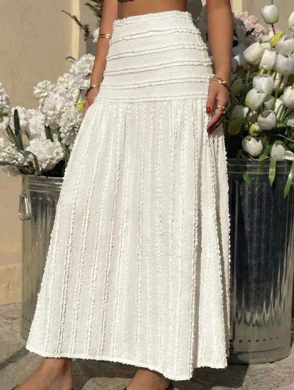 A-Line Midi Skirt
