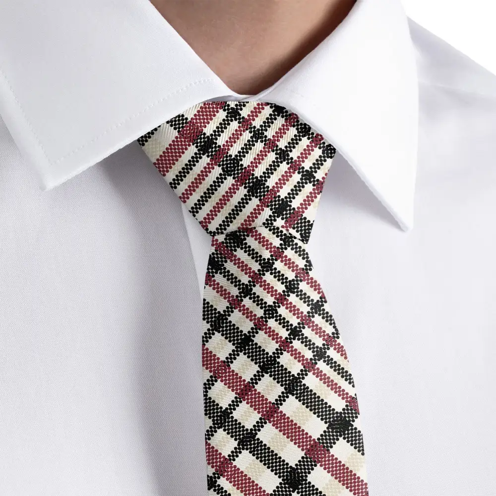 Polished Plaid Style Necktie
