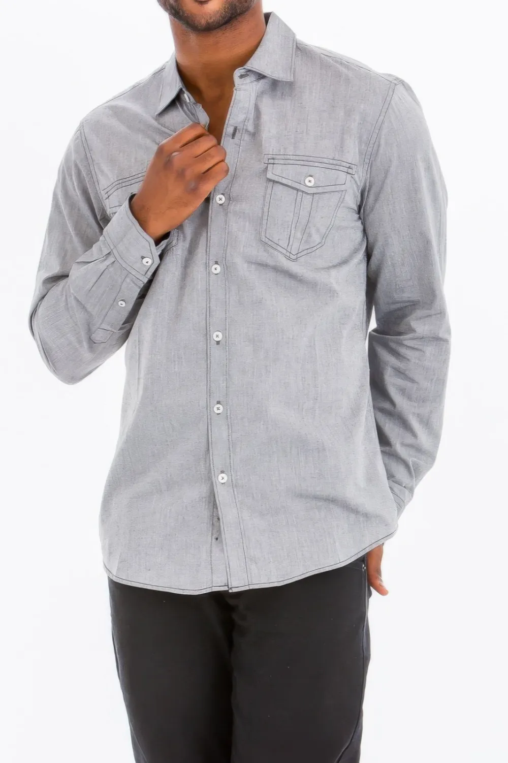 Men's Casual Long Sleeve Shirts