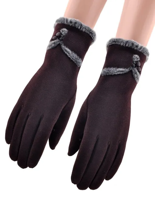 Classic Faux Fur Winter Gloves
