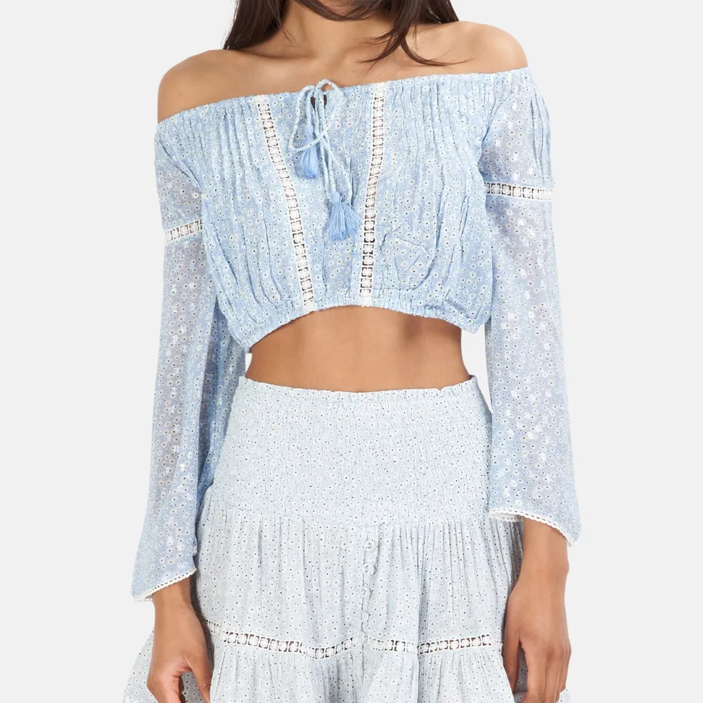 Classic Floral Cropped Tank Top