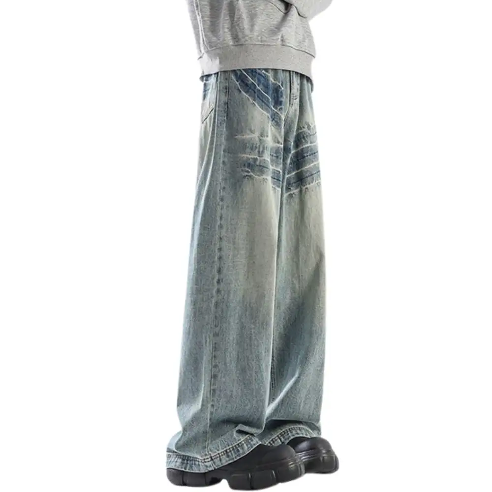 Washed Tie Dye Denim Jeans