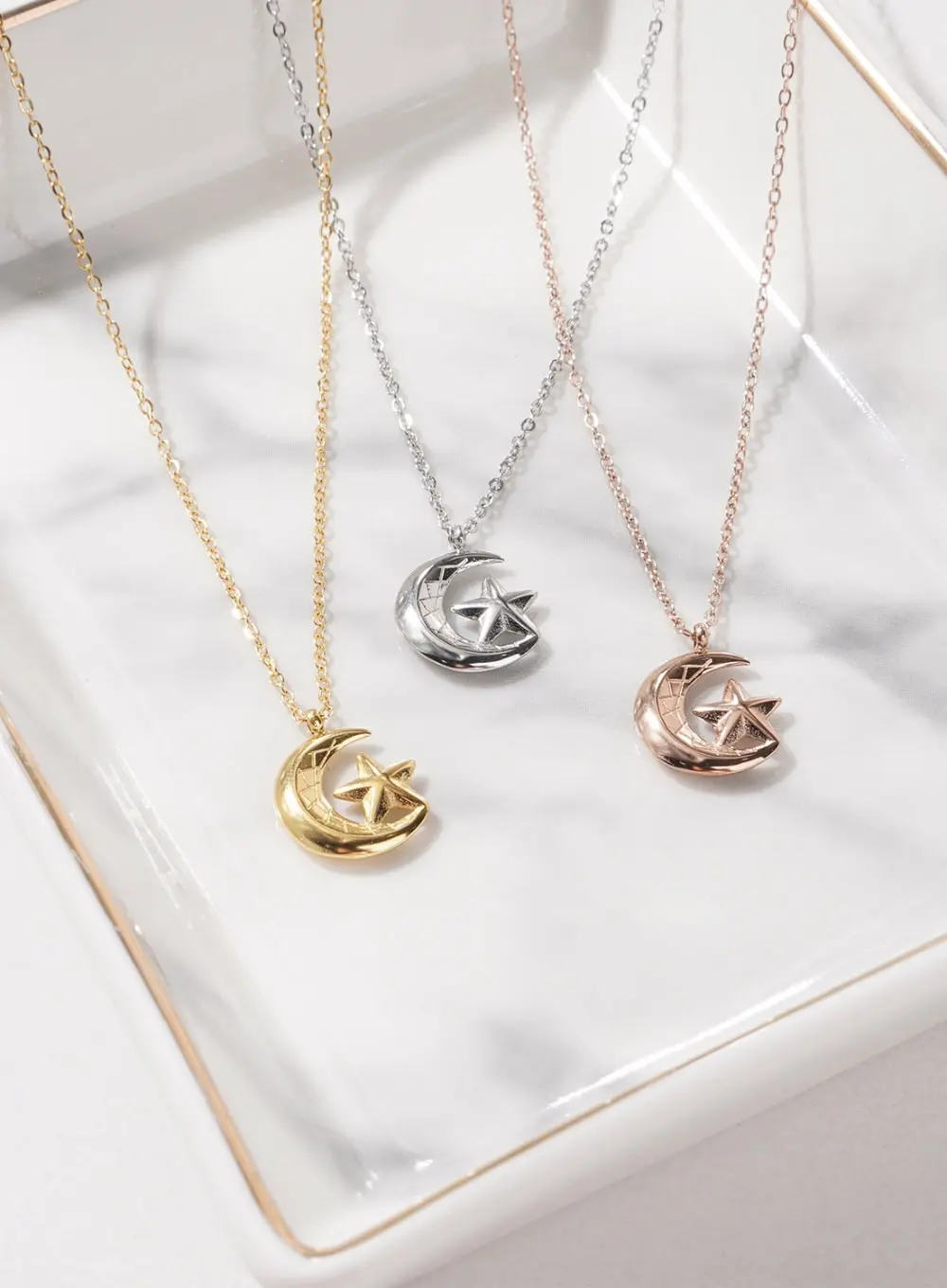 Star Crescent Necklace