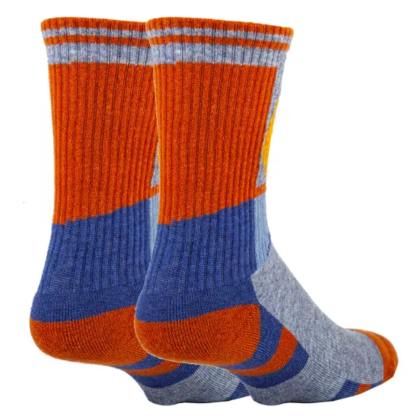 Wool Blend Everyday Pattern Crew Socks