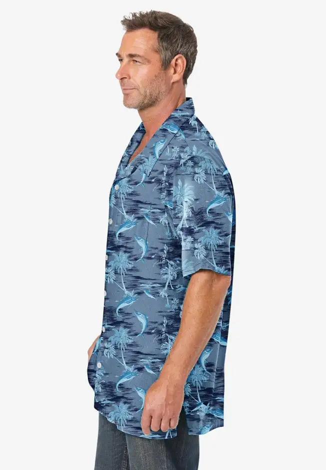 Printed Camp Shirt