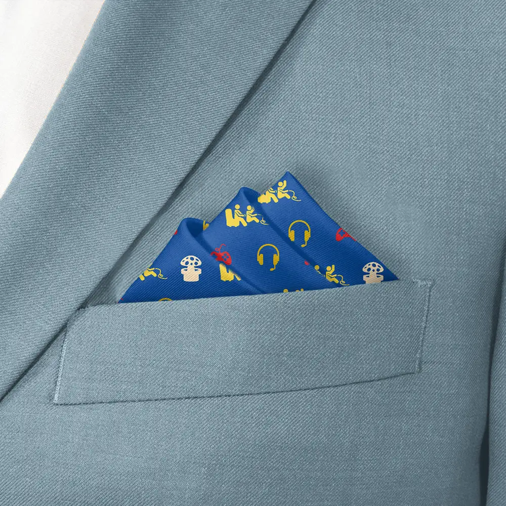 Versatile Elevated Novelty Hobby Motif Pocket Square