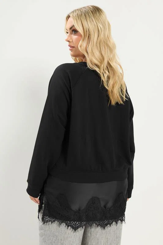 Black Lace 2-In-1 Jumper detail 2