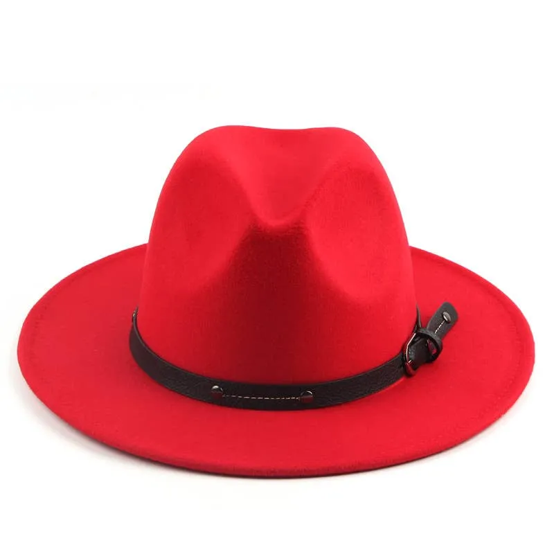 Casual Wool Wide Brim Hat