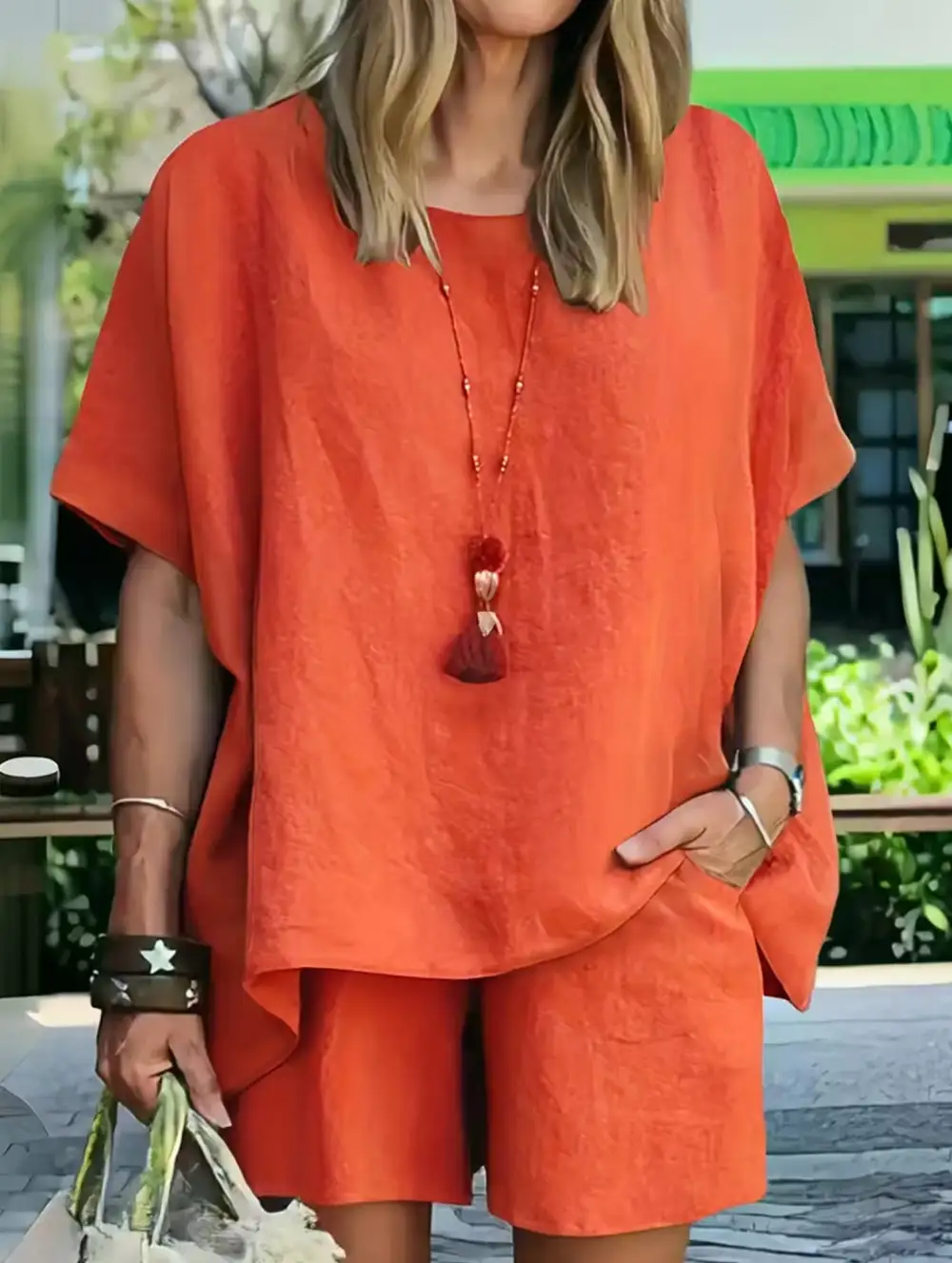 Short Sleeve Top Set