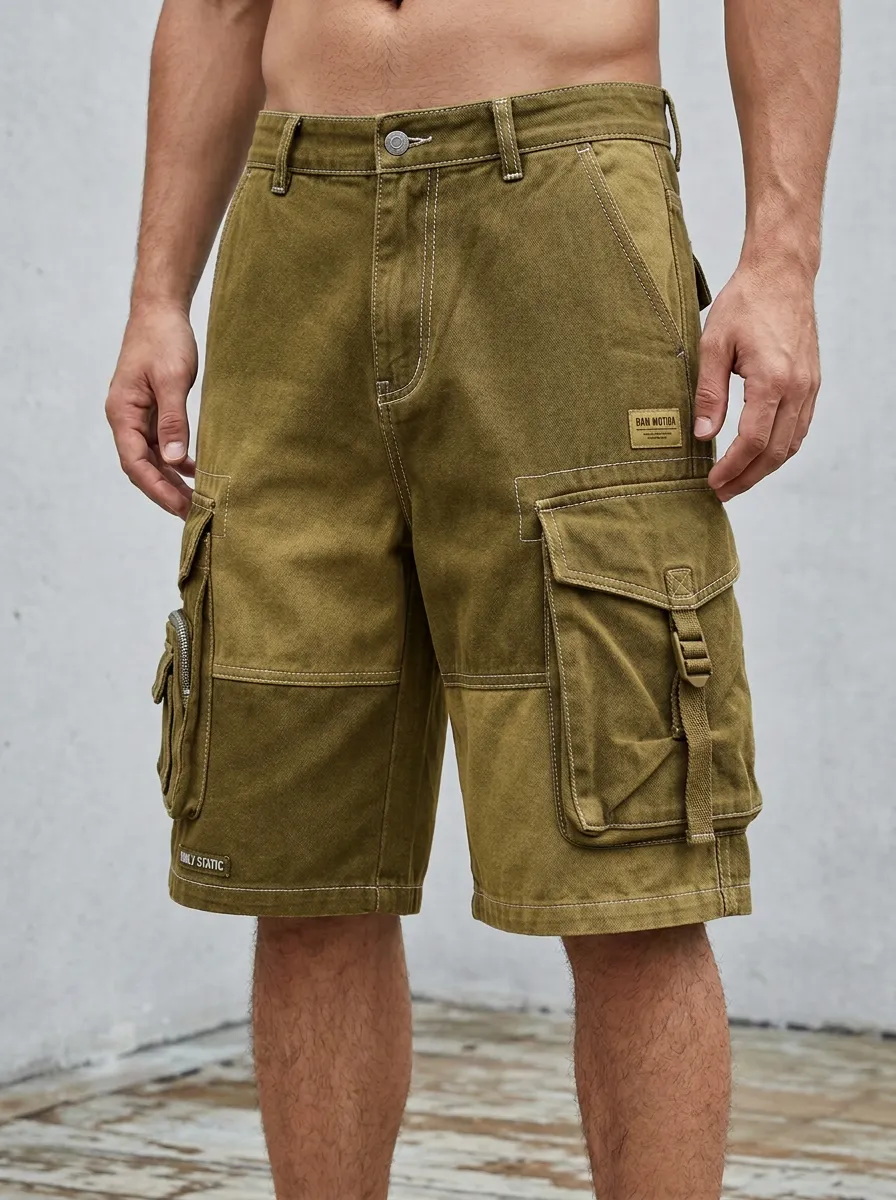 Cargo Multi-Pocket Men's Cargo Shorts
