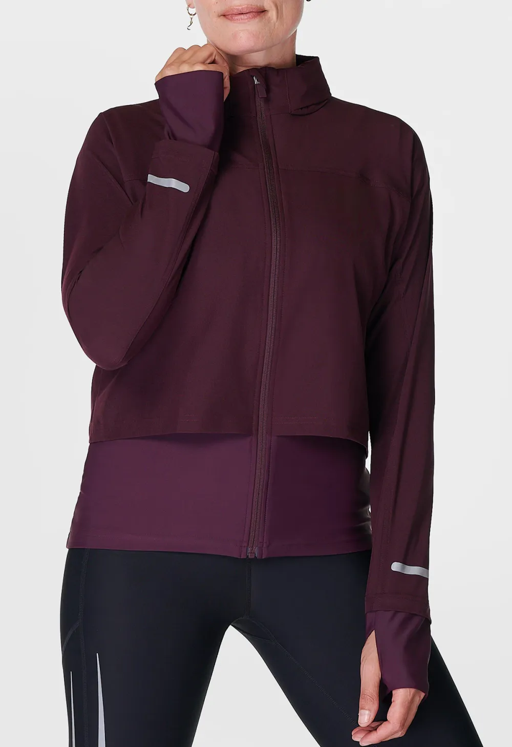 Contrast Panel Running Jacket