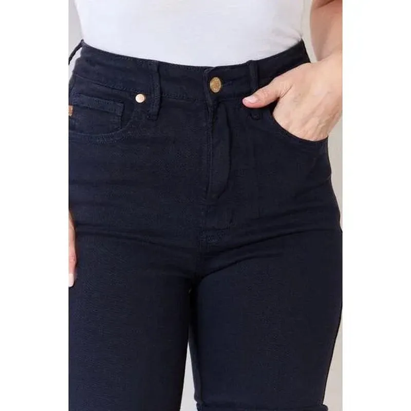 High-Waist Tummy Control Bermuda Shorts
