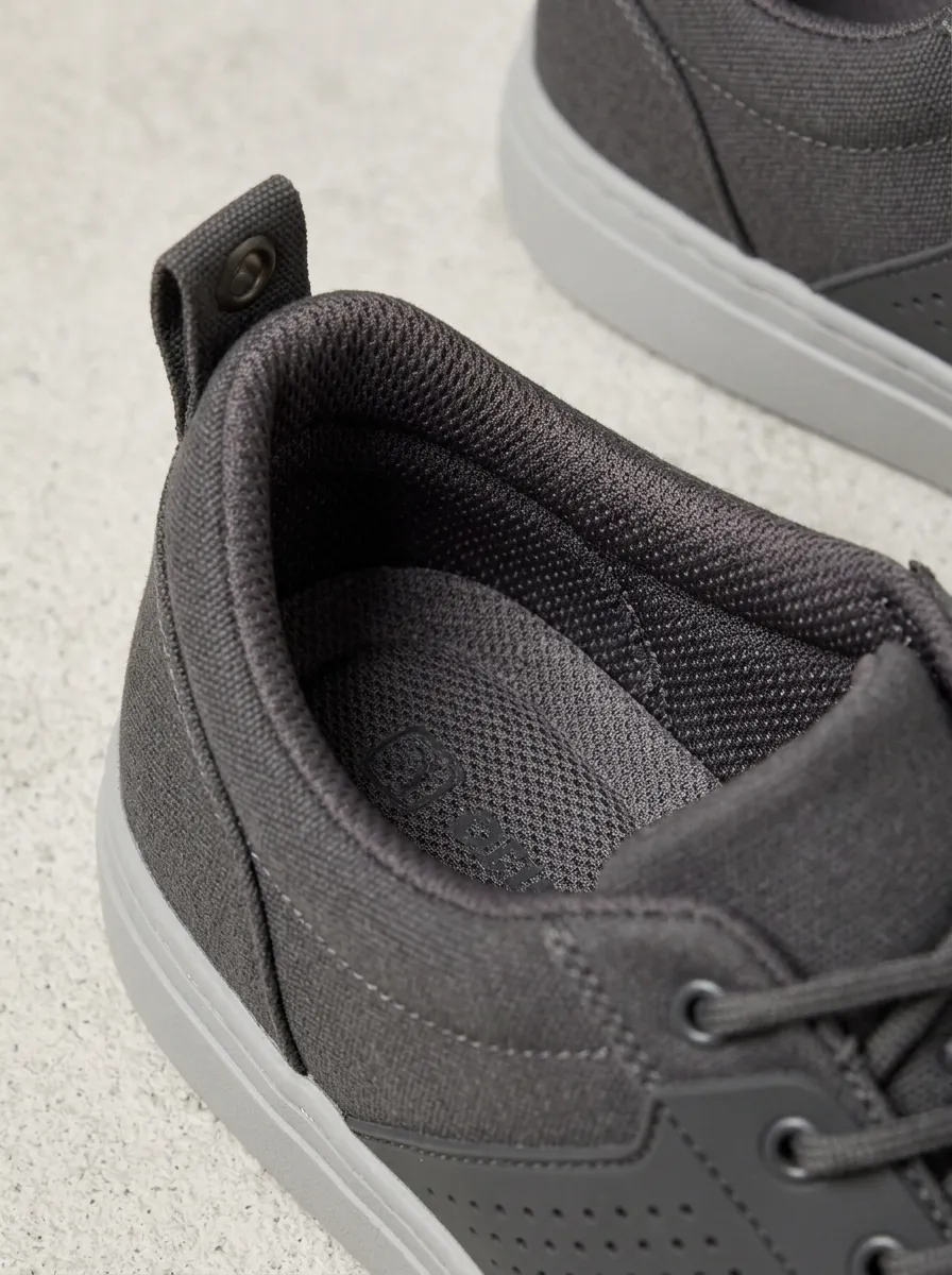 Men's Perforated Minimal Canvas Sneakers