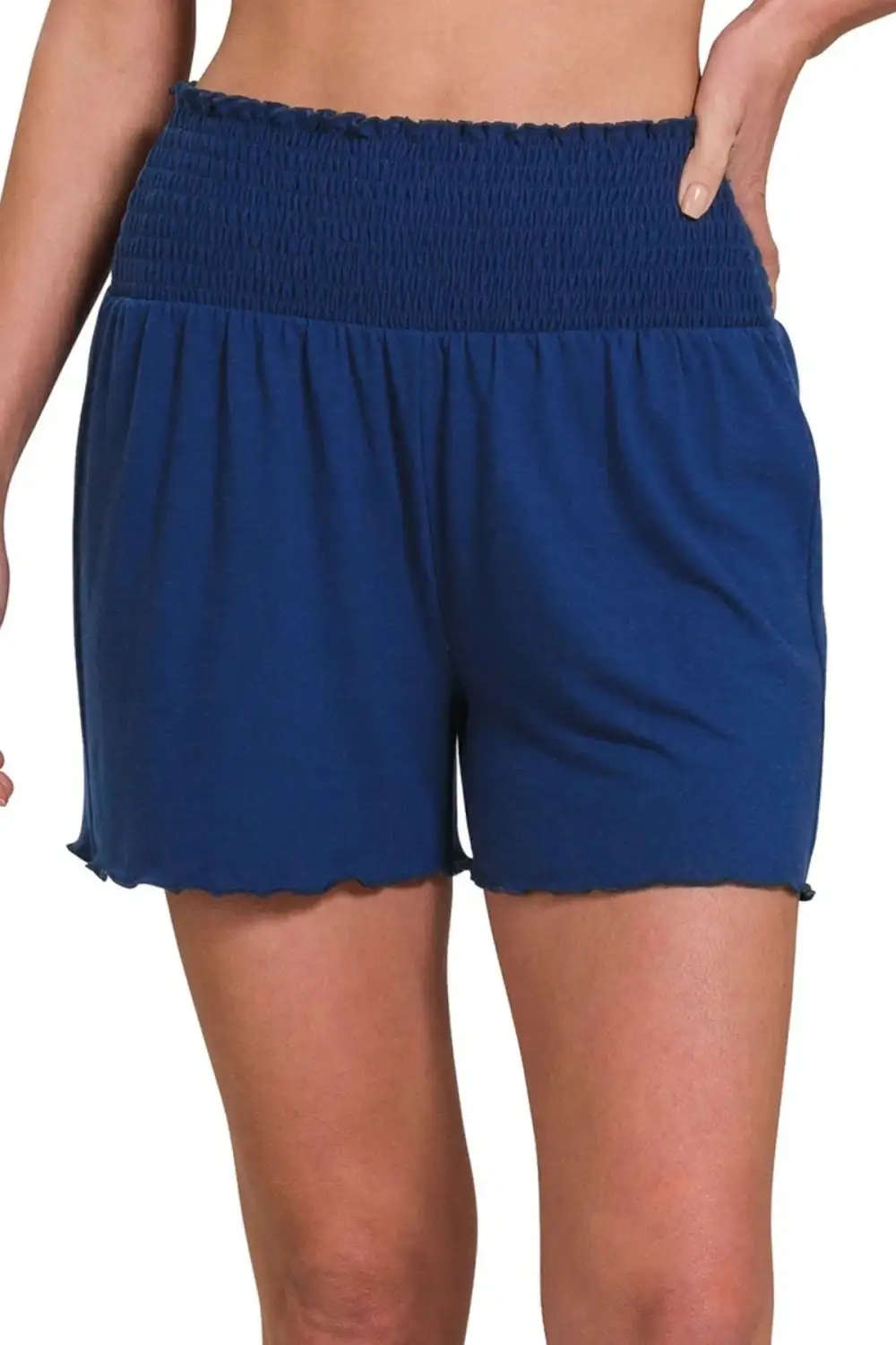 Everyday Simple Elastic Waist Shorts