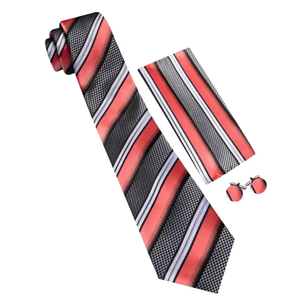 Everyday Striped Silk Necktie Set