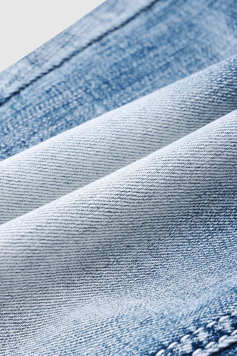 Ripped Low Waist Capris Jeans