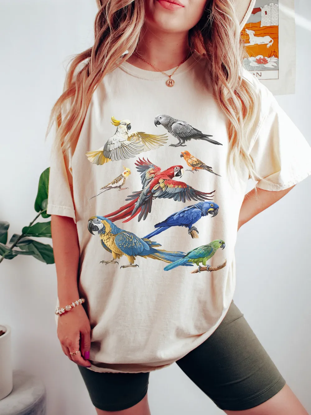 Bird Nerd Lover Printed T - Shirt