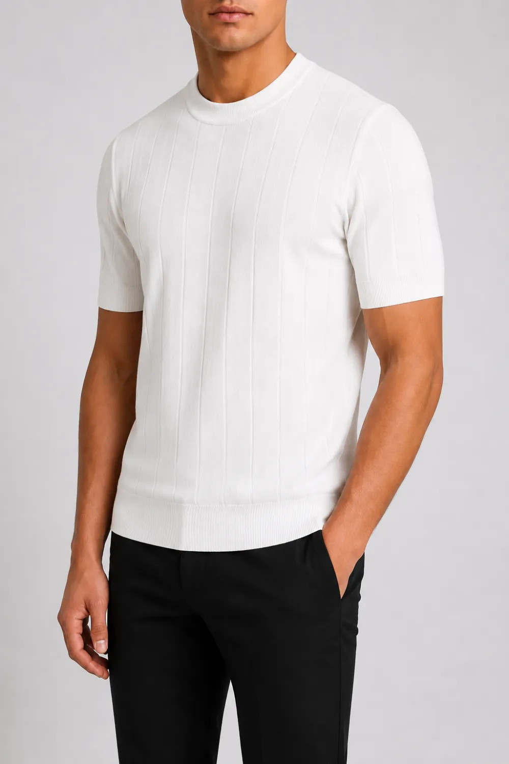 Classic Round Neck Crew Neck T-Shirt