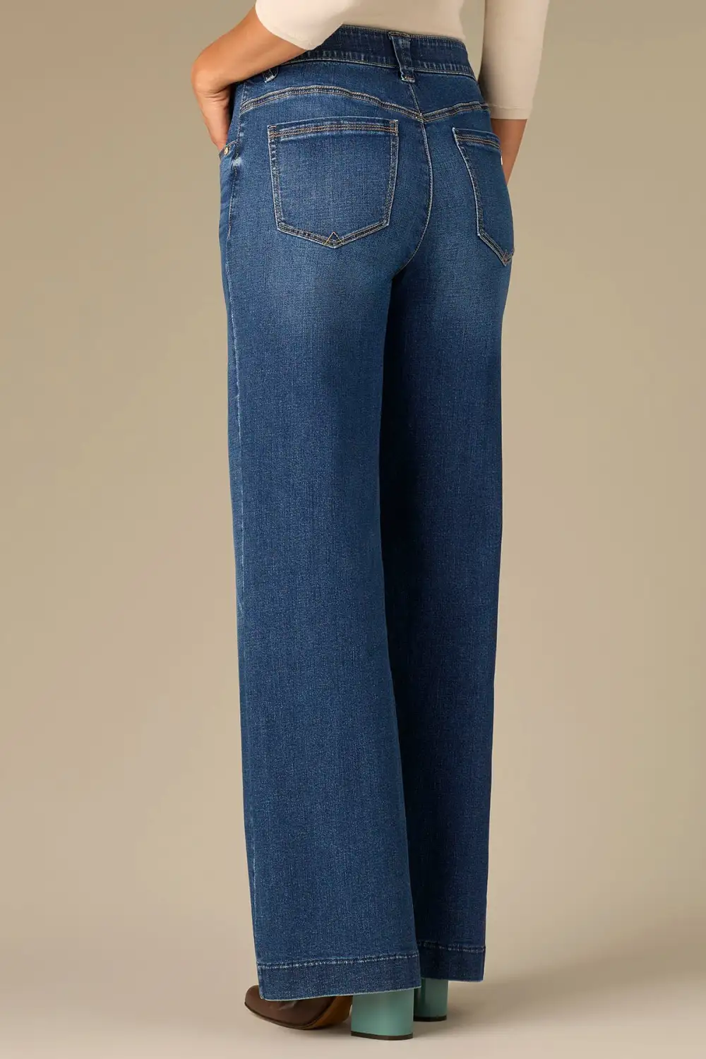 High Rise Sam Wide Leg Jeans