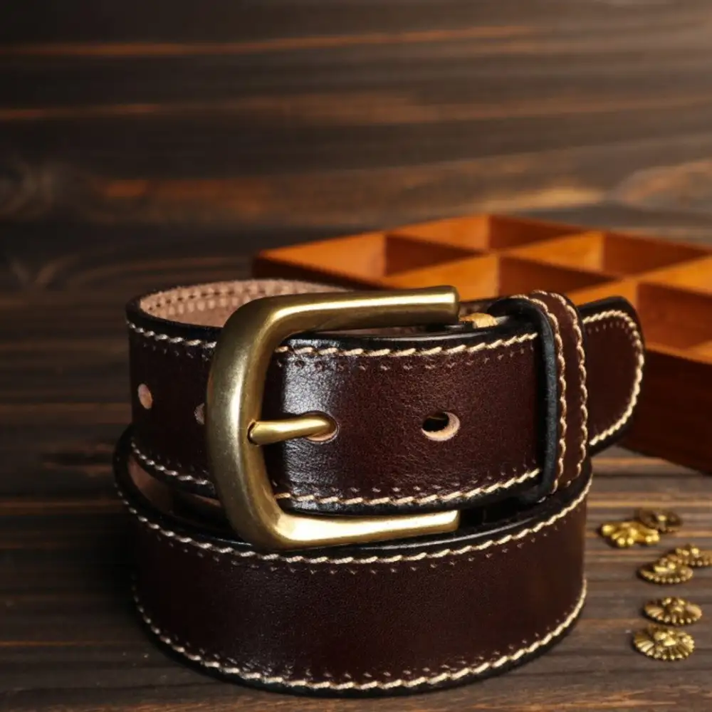 Stitched Leather Belt