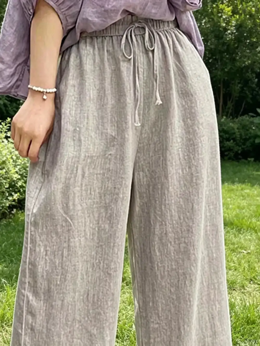 Refined Casual Wide Leg Pants