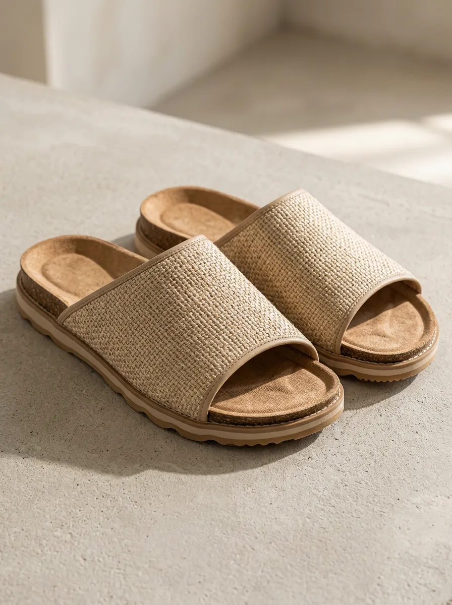 Men's Casual Shoes with Woven Texture Casual Details