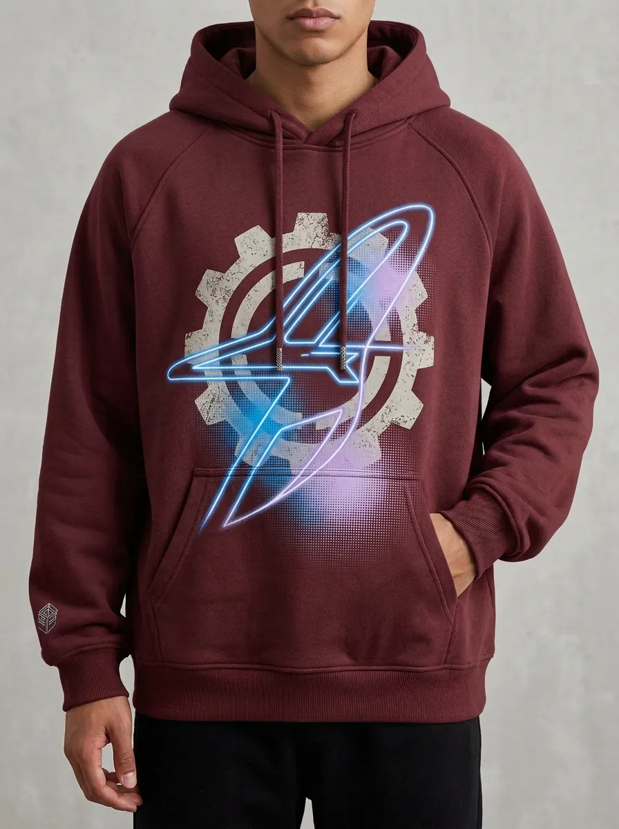 Unisex Alpine A110 Racing Gear Neon Graphic Hoodie