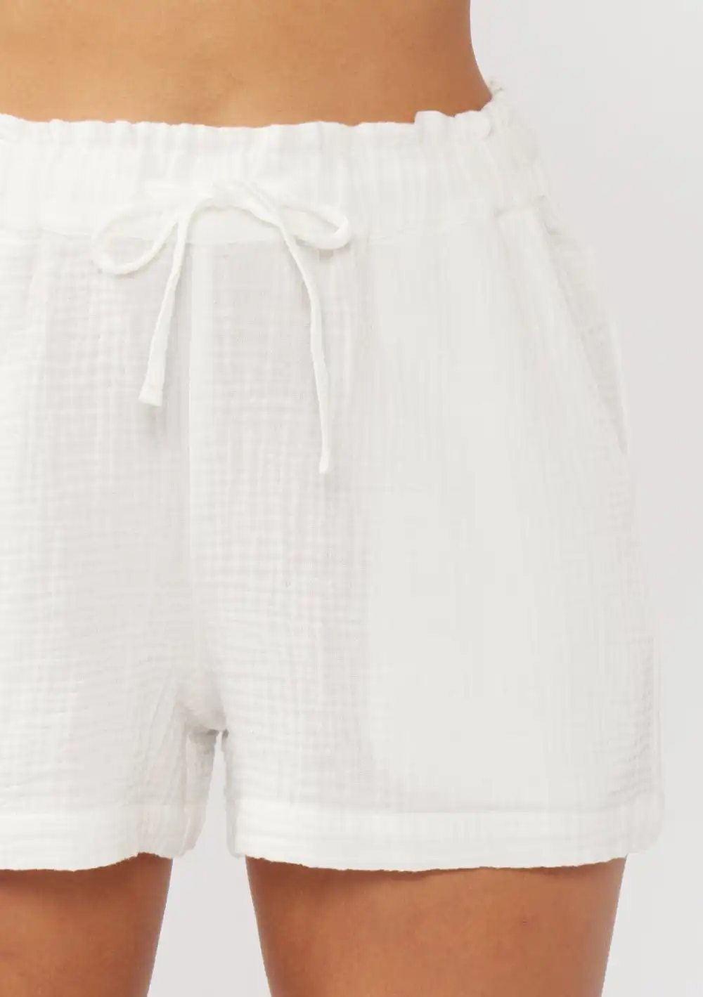 Drawstring Elasticated Waist Shorts