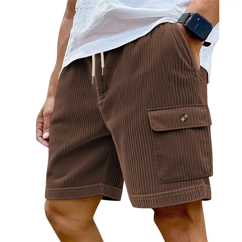 Men's Rugged Cargo Shorts with Roomy Pocket Storage