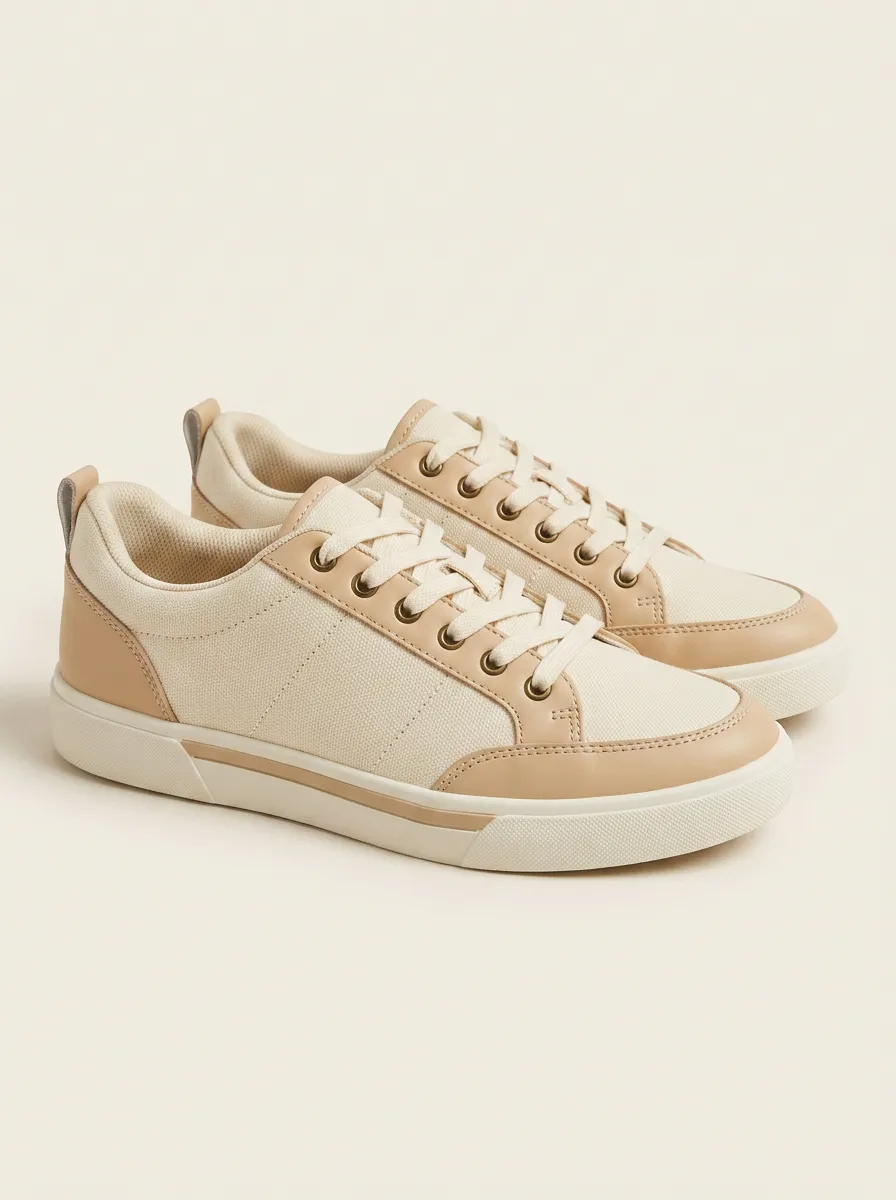 Lace-Detail Lace-Up Women's Low-Top Skate Sneakers