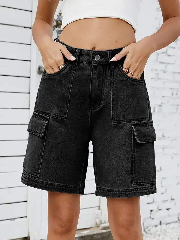 Street Style Denim Shorts