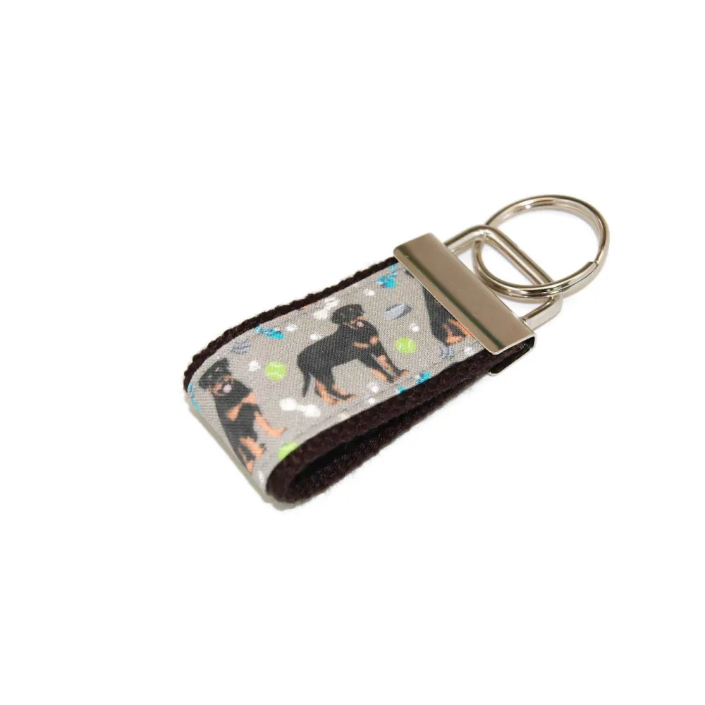 Rottweiler Rottie Dog Lively Keychain