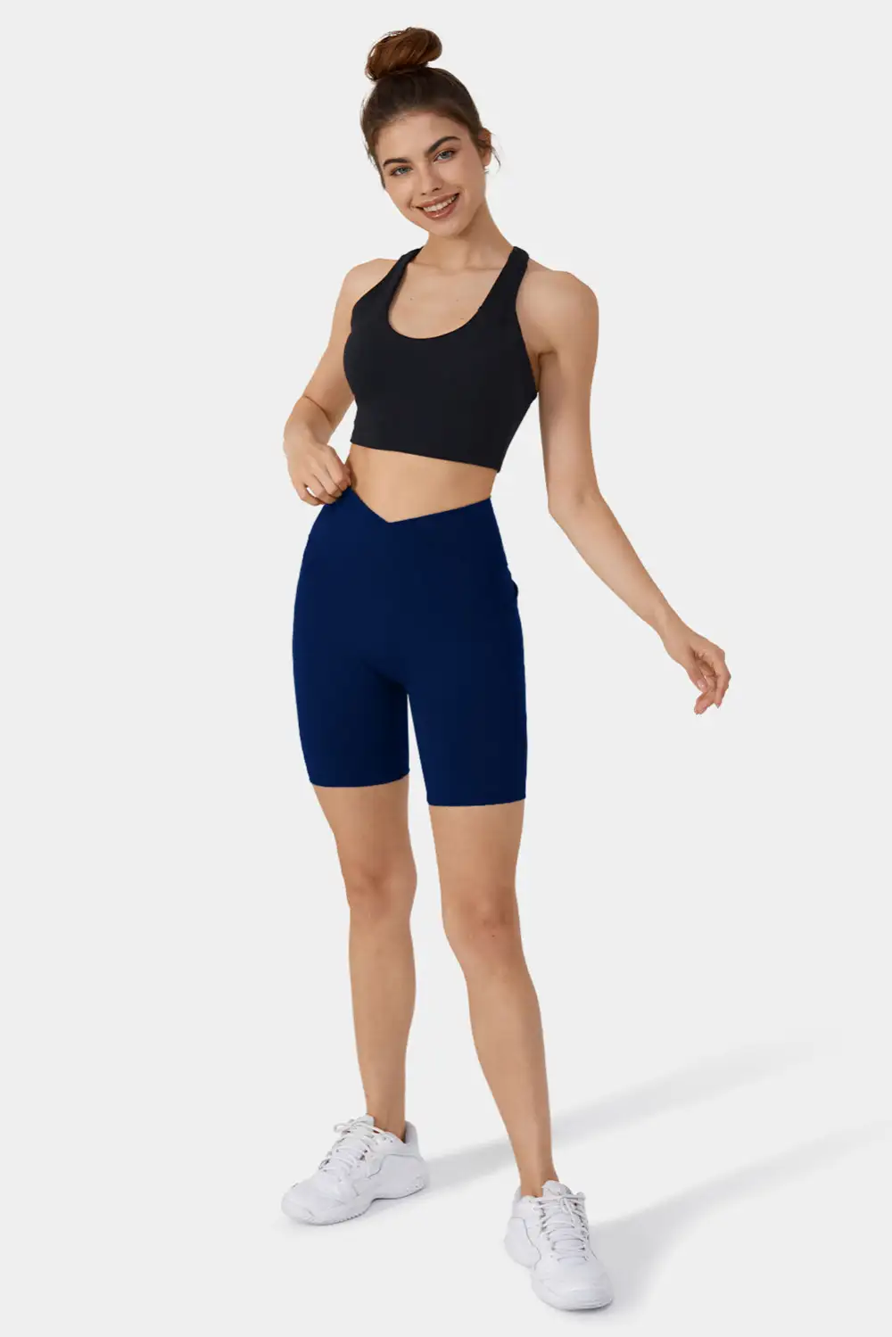 Swimwear Solid Split Pocket Sheath Active Bikinis Bottoms