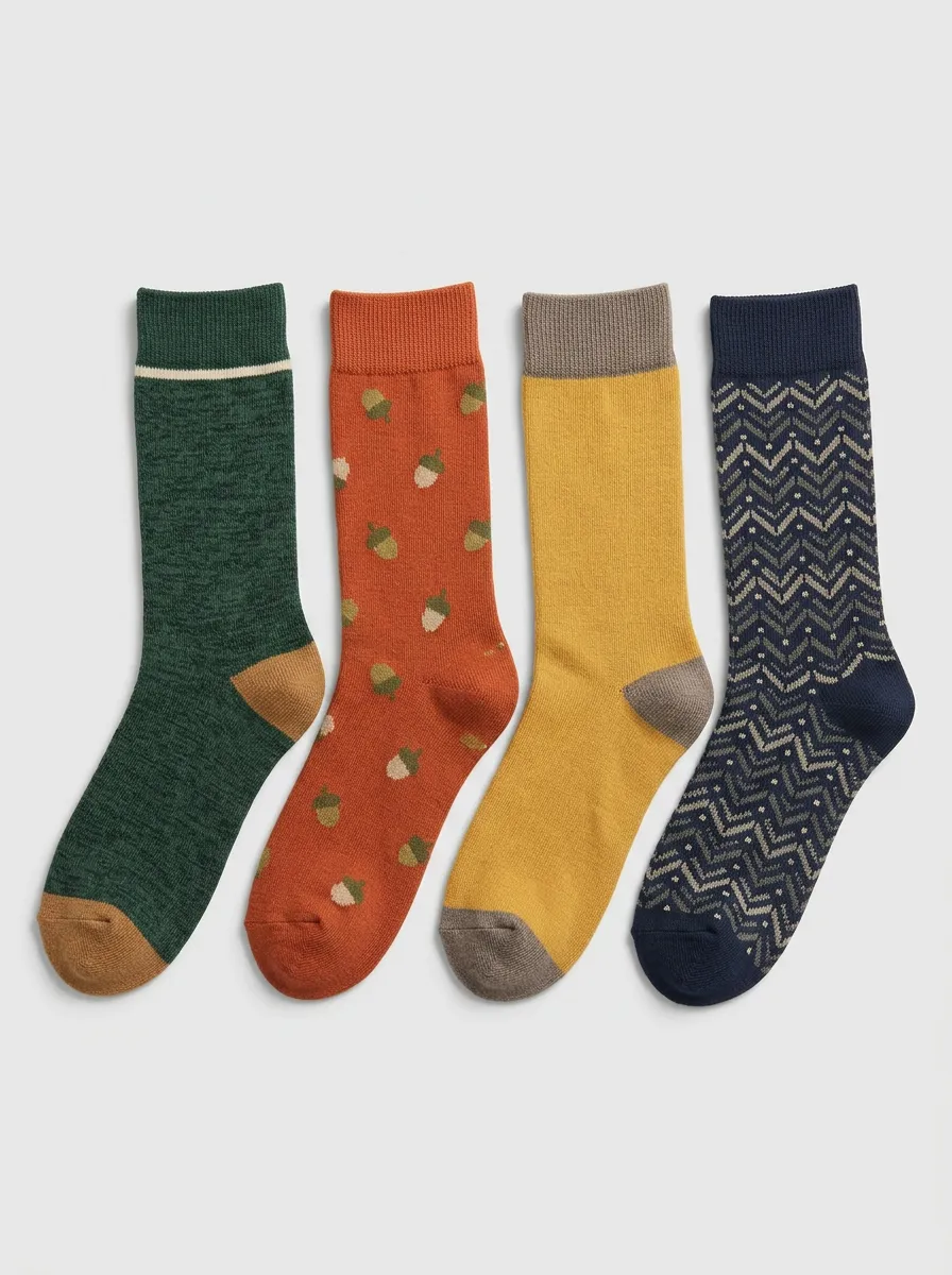 Women's Four Pair Casual Socks