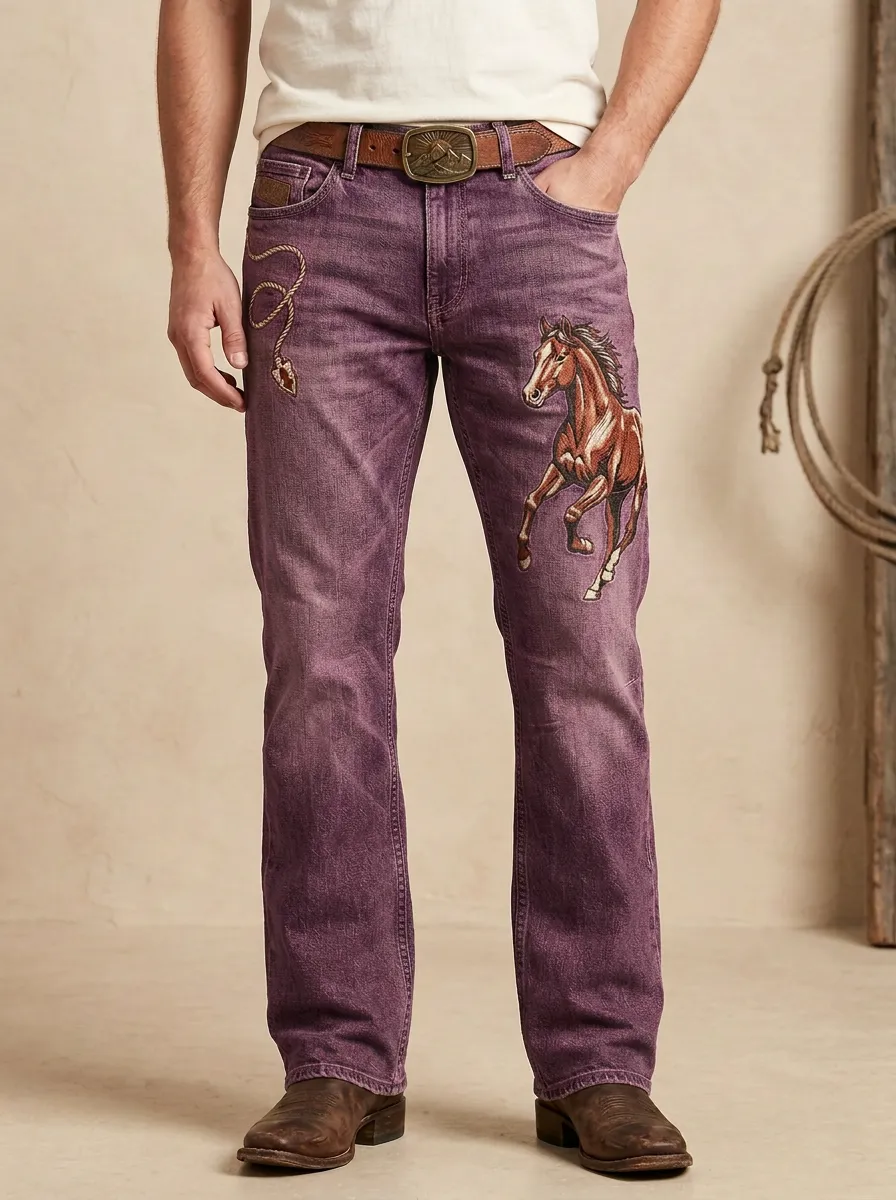 Everyday Cowboy Horse Heritage Look Men's Western Jeans