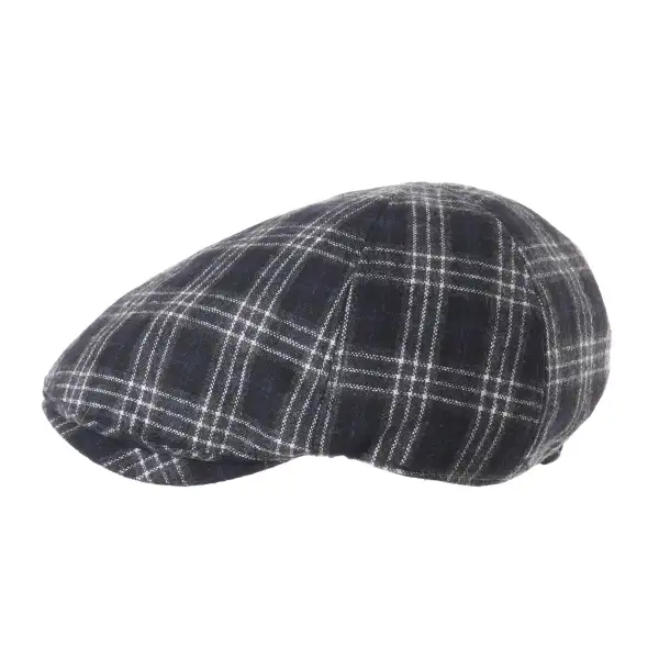 Plaid Ivy Newsboy Cap