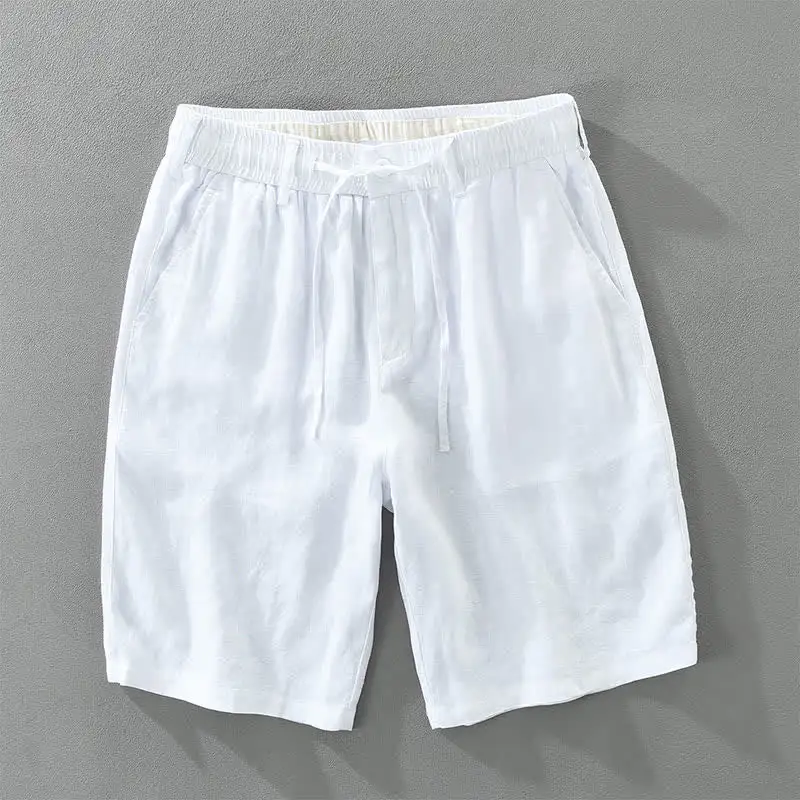 Drawstring Pocketed Shorts