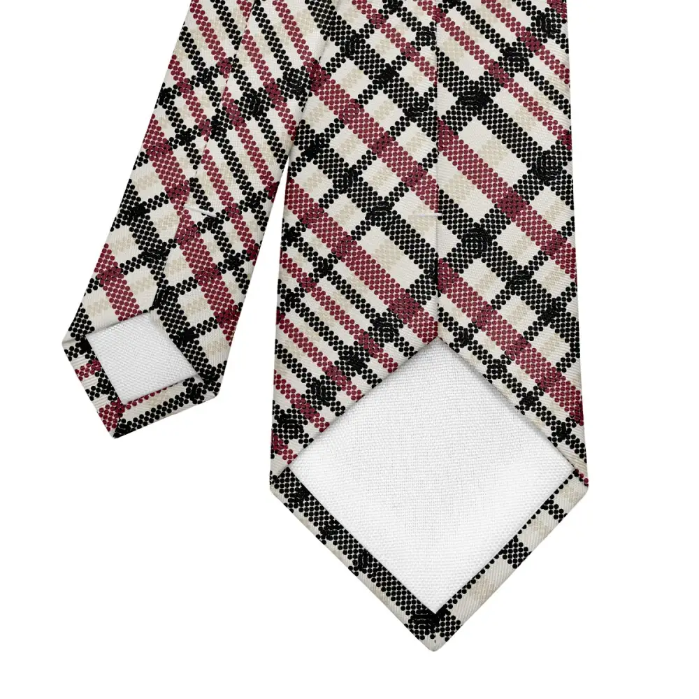 Polished Plaid Style Necktie