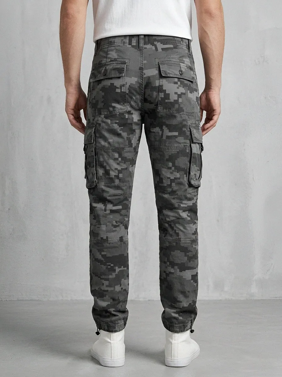 Utility Digital Camo Camouflage Camouflage Cargo Pants
