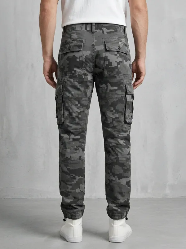 Utility Digital Camo Camouflage Camouflage Cargo Pants