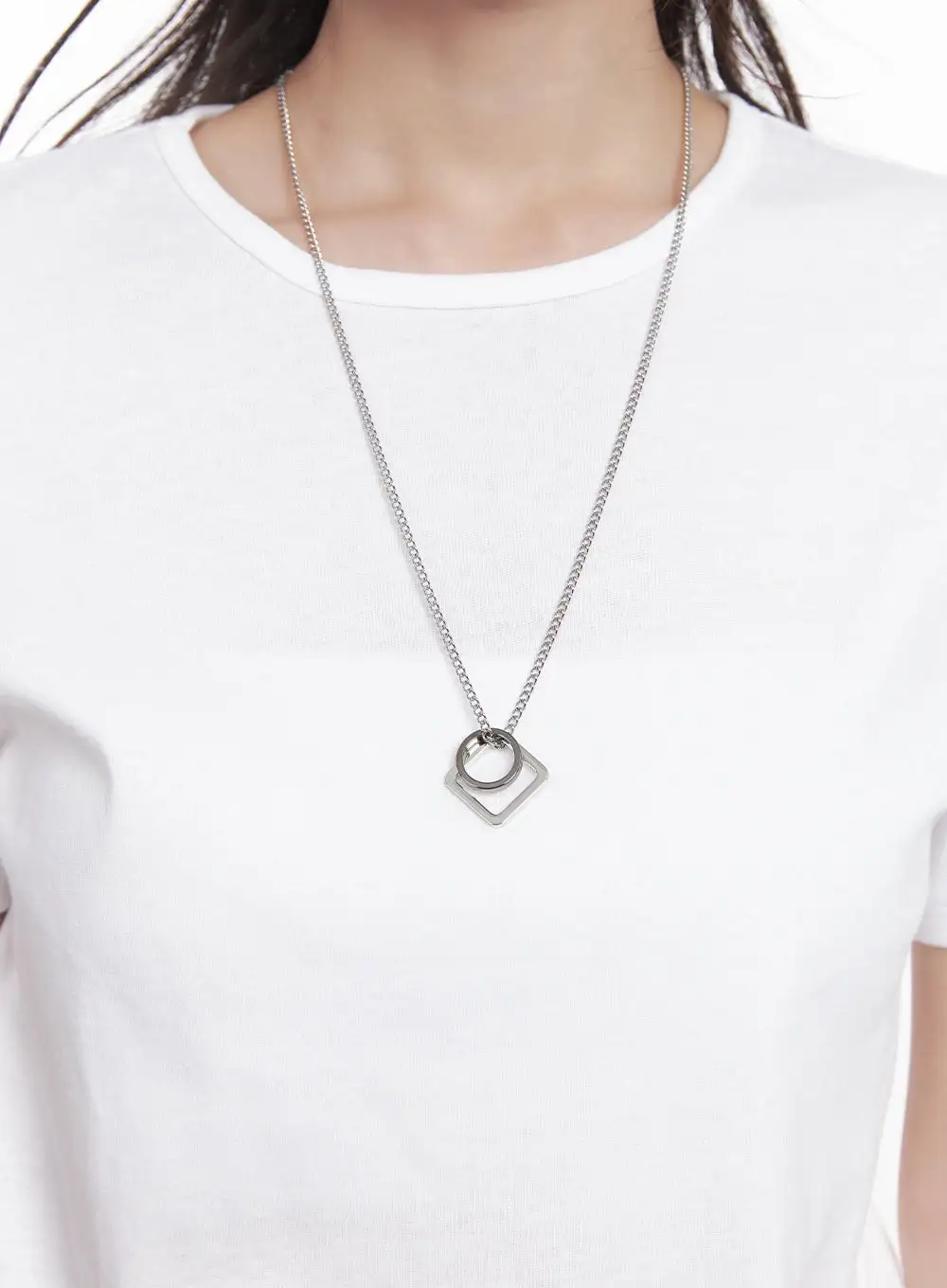 Stainless-Steel Streetwear Necklace