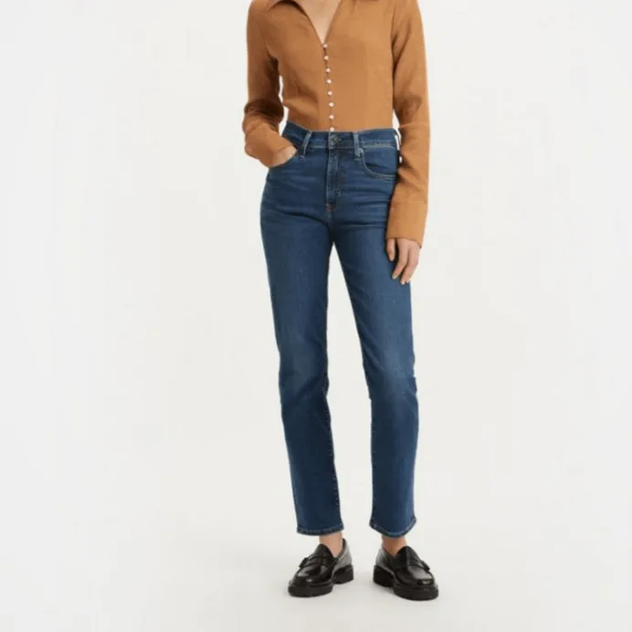 Refined Straight-Leg High-Rise Women's Jeans