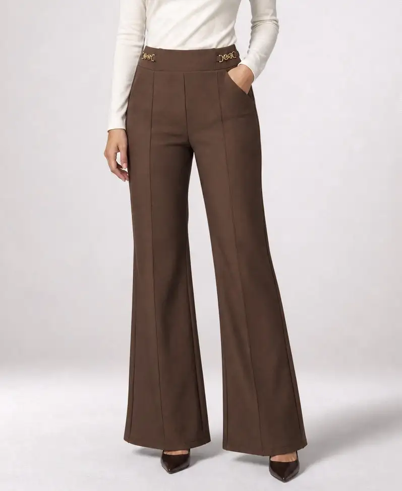 Flared Tailored Trousers