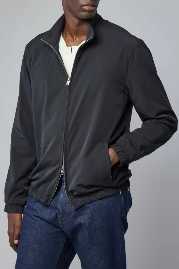 Zip-Front Tailored Jacket