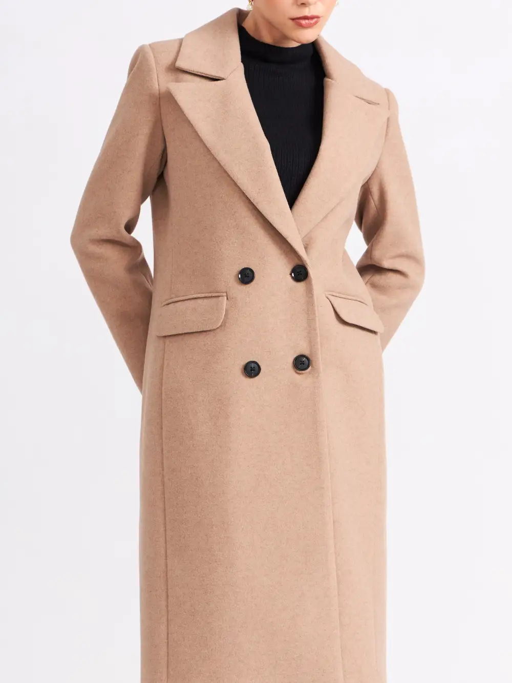Loose-Fitting Long Coat