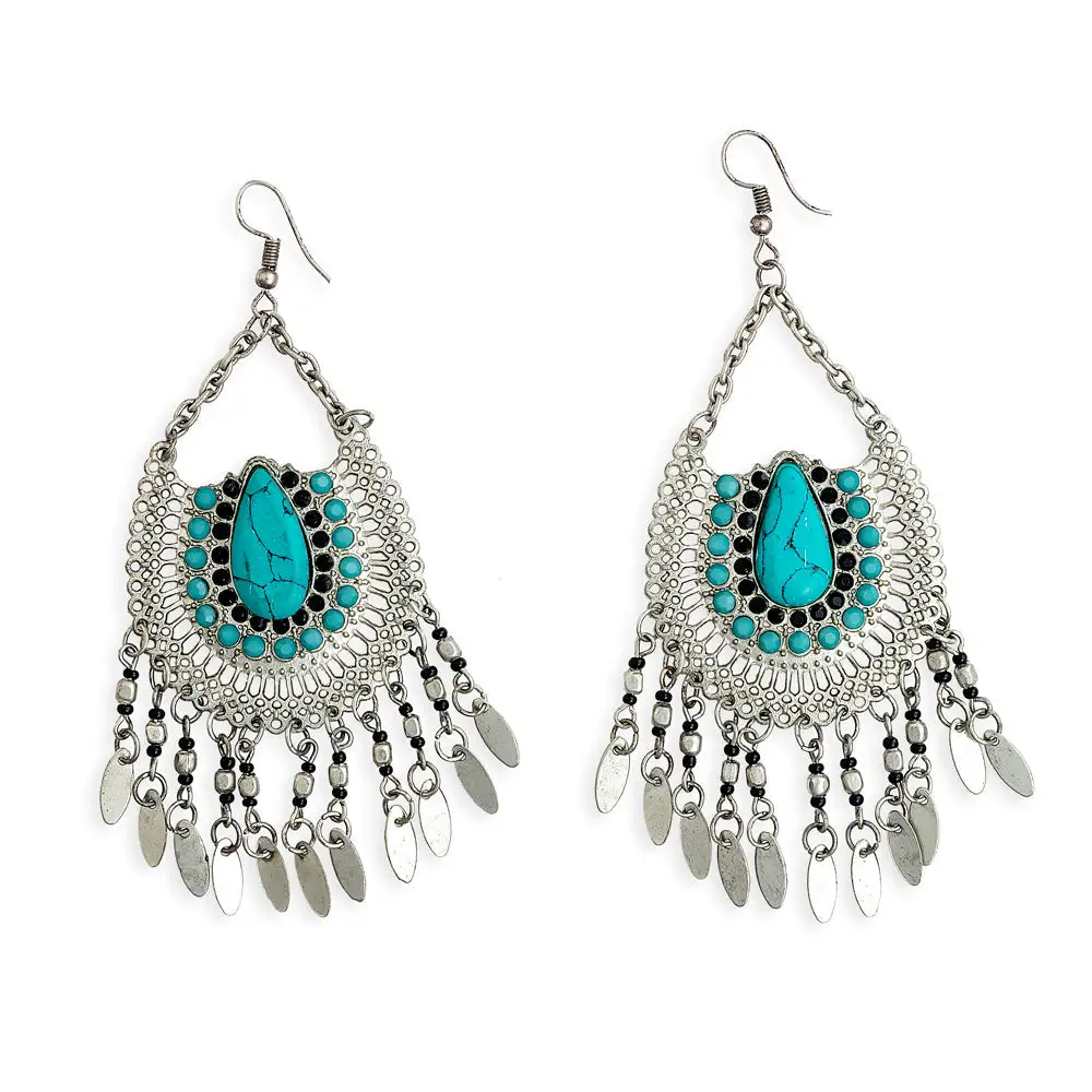 Timeless Rustic Artful Statement Earrings